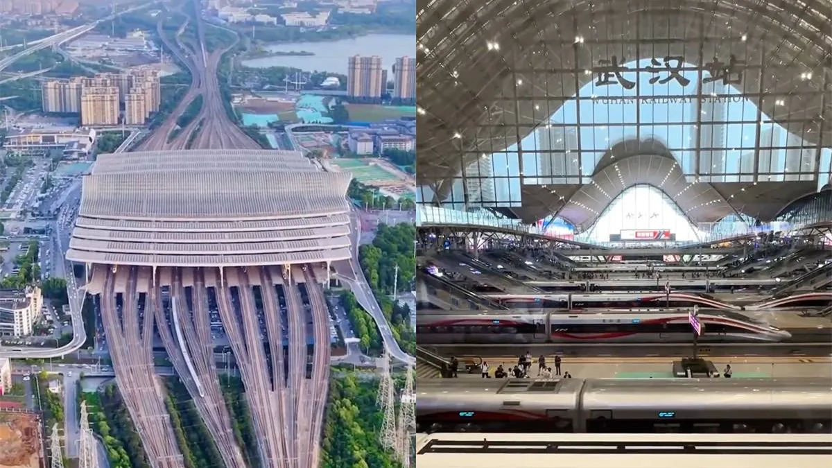 Железнодорожный вокзал Уханя: один из крупнейших транспортных узлов Азии