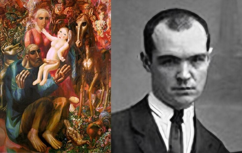 Павел Филонов «Крестьянская семья» 1914