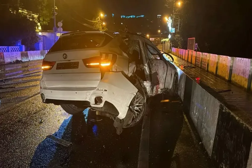 Тотальное ДТП на BMW