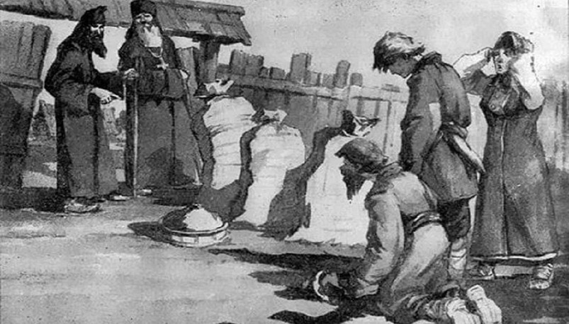 Церковь исходила из имущественных интересов и была против отмены крепостного права