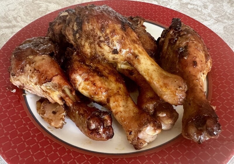 Куриные булдыжки в духовке, но после маринада
