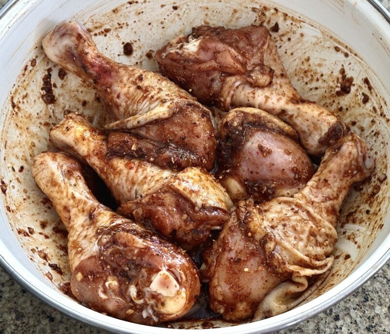 Куриные булдыжки в духовке, но после маринада
