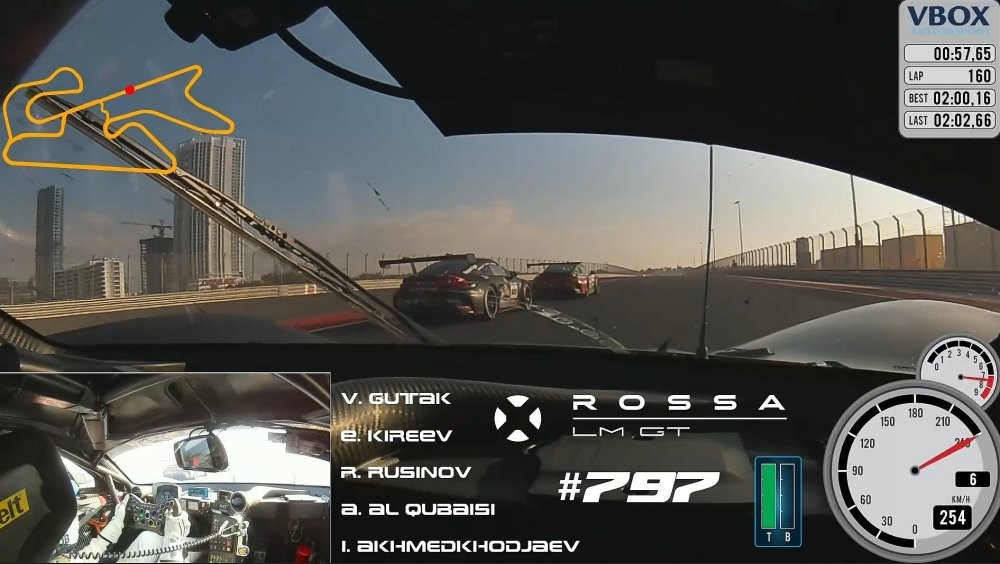 Российский спорткар Rossa LM GT попал в аварию на соревнованиях «24 часах Дубая»