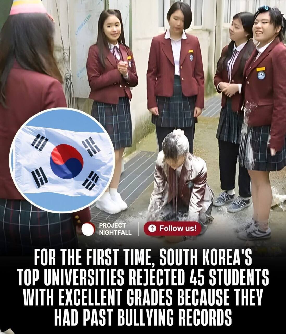 Южнокорейские вузы начали отказывать в поступлении школьным хулиганам