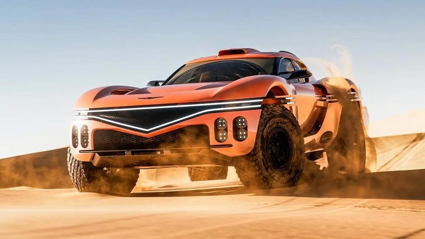 Genesis построила внедорожный концепт с 1100-сильным V8