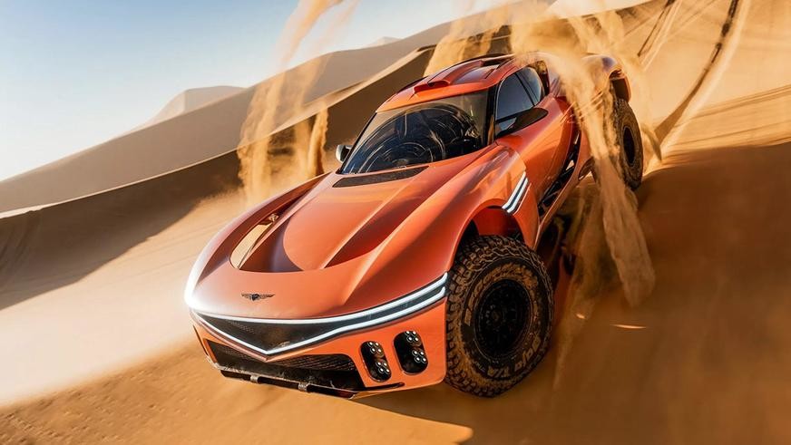 Genesis построила внедорожный концепт с 1100-сильным V8