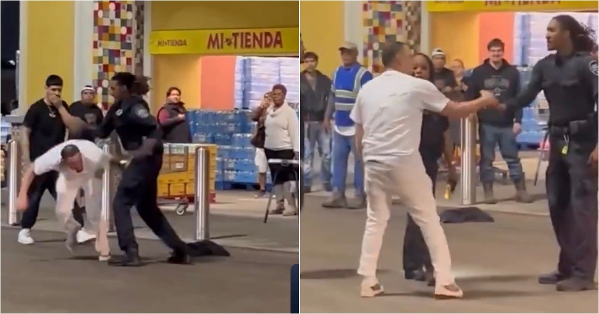 В Техасе полицейский подрался на улице и пожал руку нападавшим