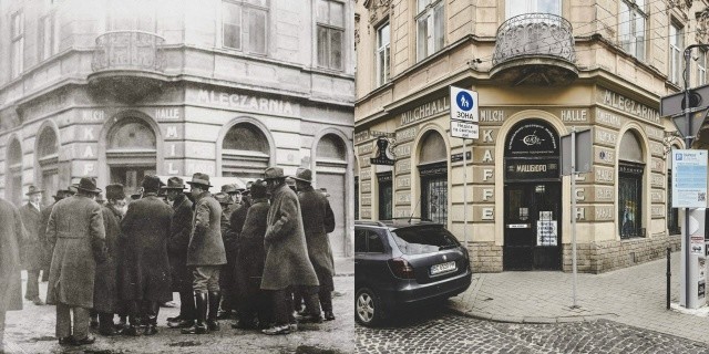 Современные деятели Львова сами отвечают на вопрос "Чей Львов?", обновляя вывески 30-х годов