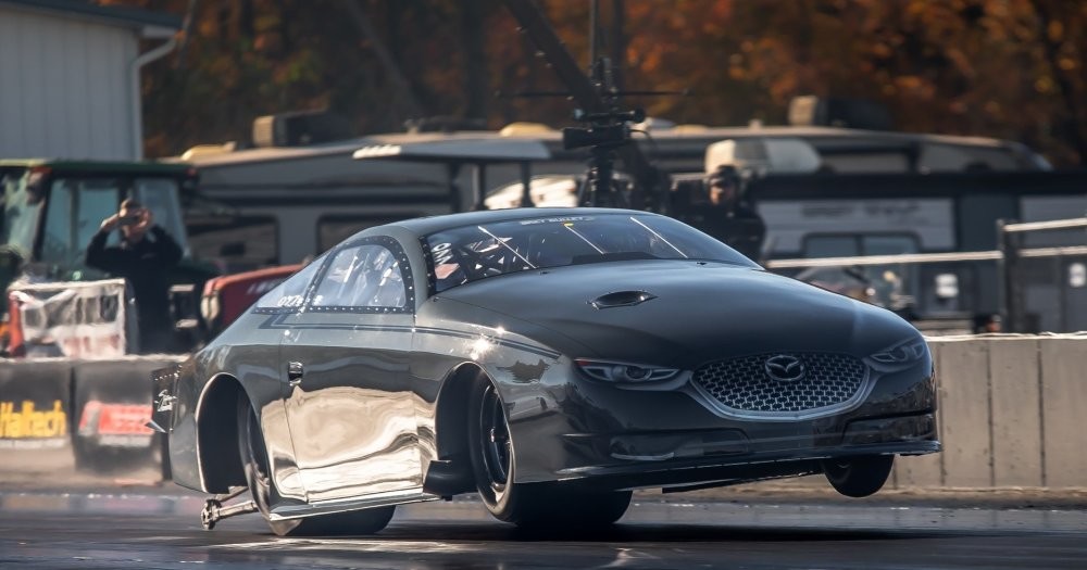 Роторная Mazda проехала четверть мили за 5,93 секунды и установила рекорд