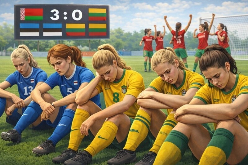 Футболисток из Эстонии и Литвы наказали за отказ играть с командой из Белоруссии