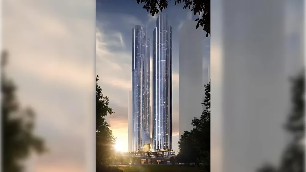 В Москве построят роскошный жилой небоскрёб Aurus высотой почти 400 метров