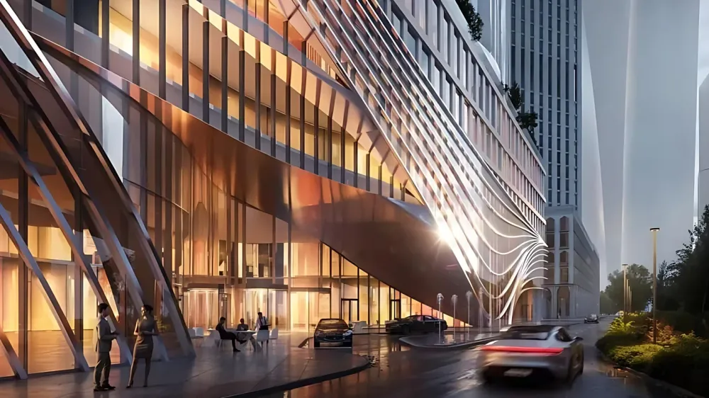 В Москве построят роскошный жилой небоскрёб Aurus высотой почти 400 метров