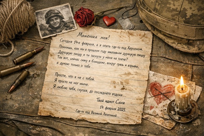 Письмо с фронта на «дурацкий праздник» День святого Валентина