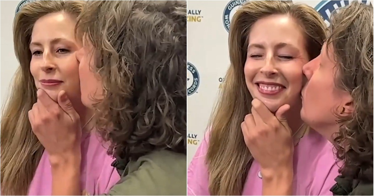 146 поцелуев за 30 секунд: британец установил романтический рекорд