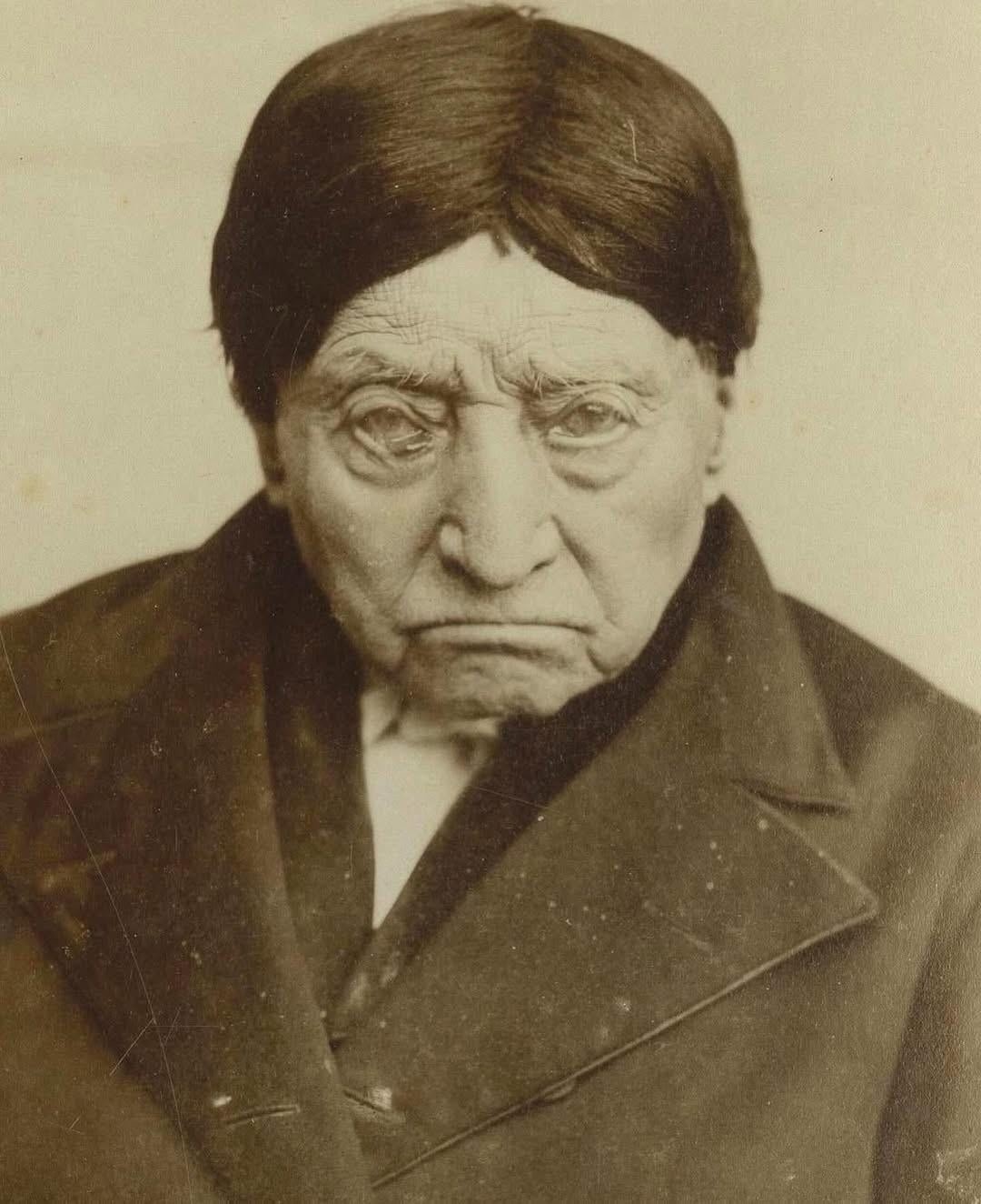 4. Герт Адрианс Бумгард в свой 100-й день рождения в 1888 году