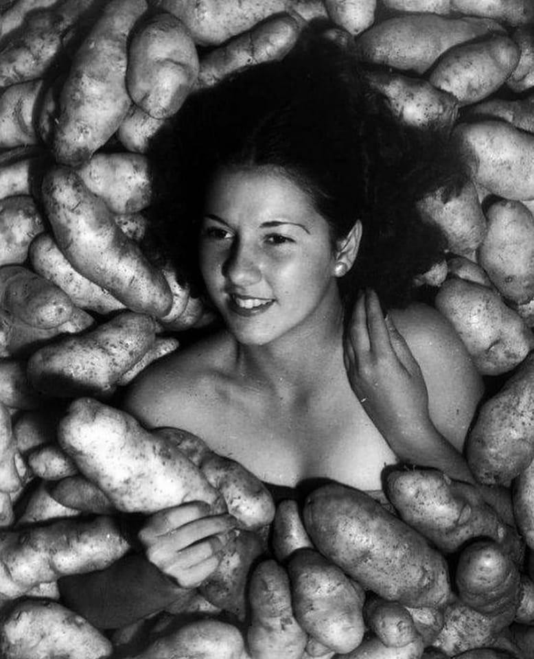 3. Мисс Айдахо, причудливая фотосессия с картофелем, 1935 год