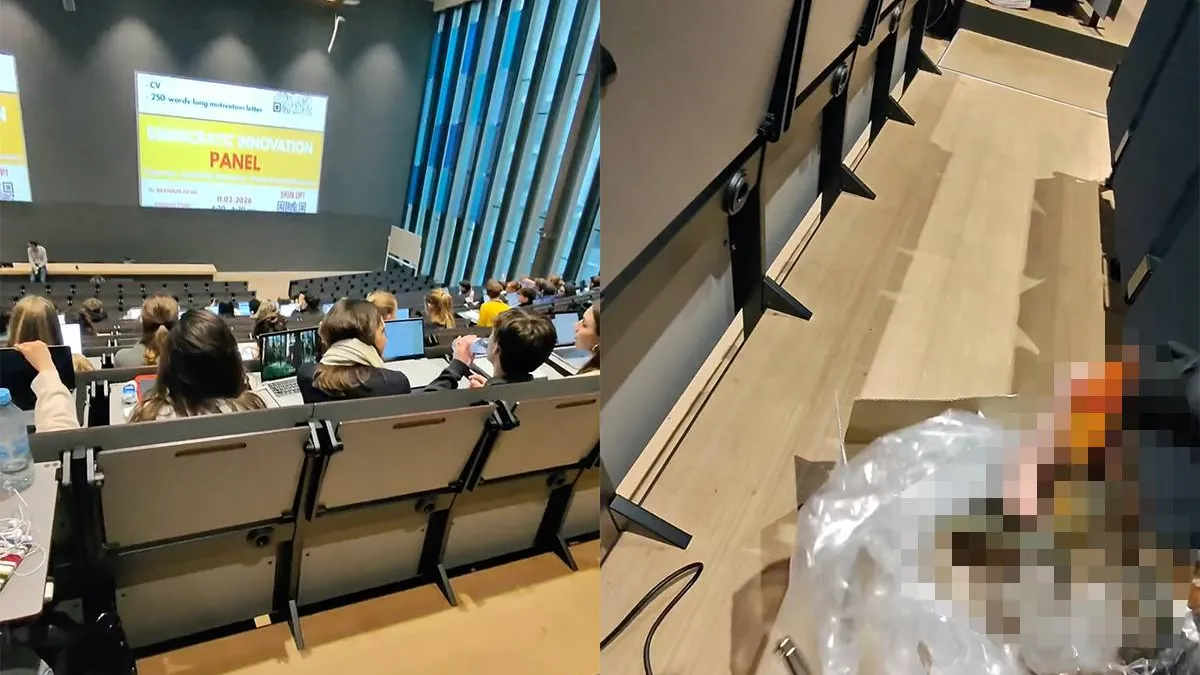 Студент принес живого лобстера на лекцию и сварил его прямо в аудитории