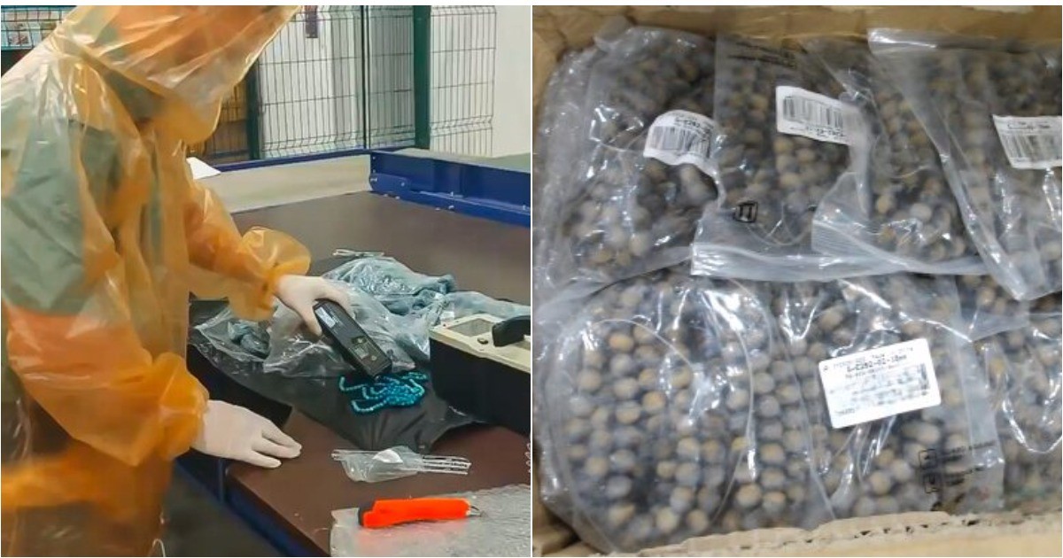 В посылках из Китая нашли 30 килограммов радиоактивных бусин