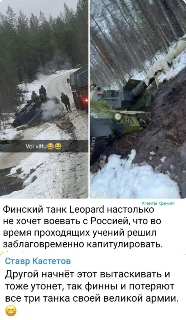 Финский леопард. Крещение лужей