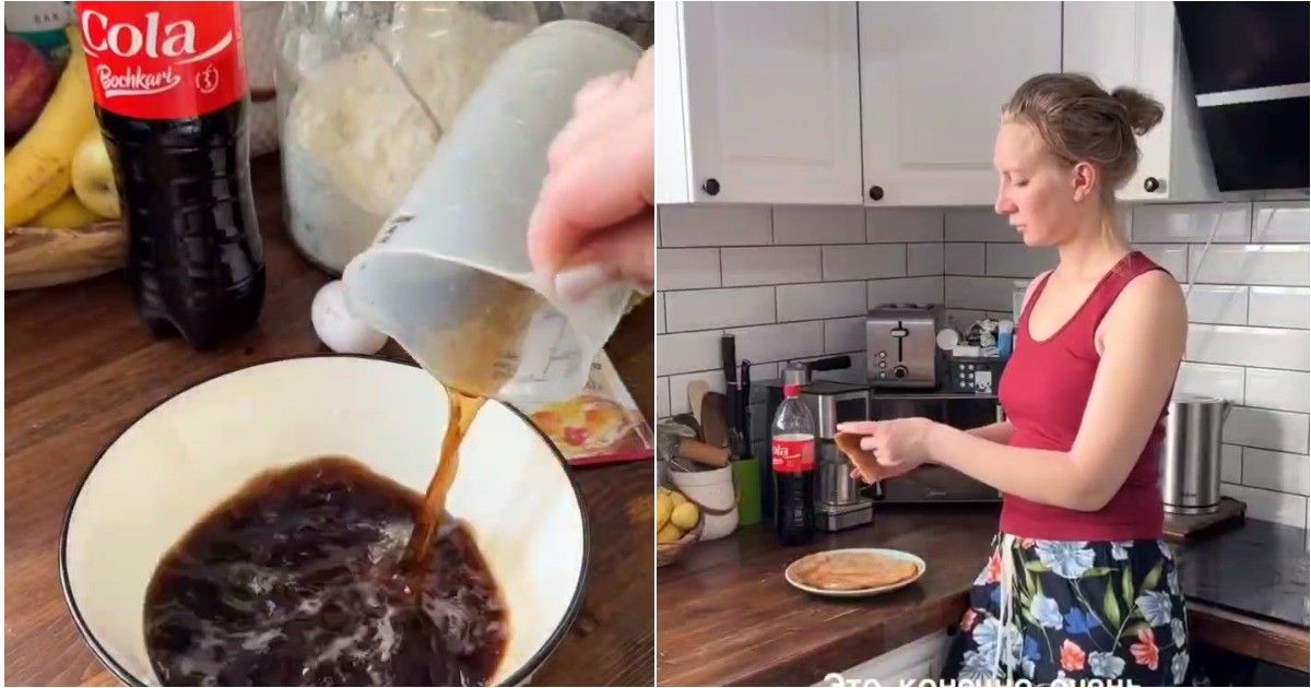 В сети показали рецепт блинов на «Кока-коле»