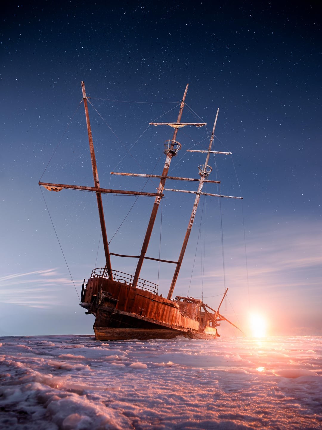 7. Оставшийся во льдах