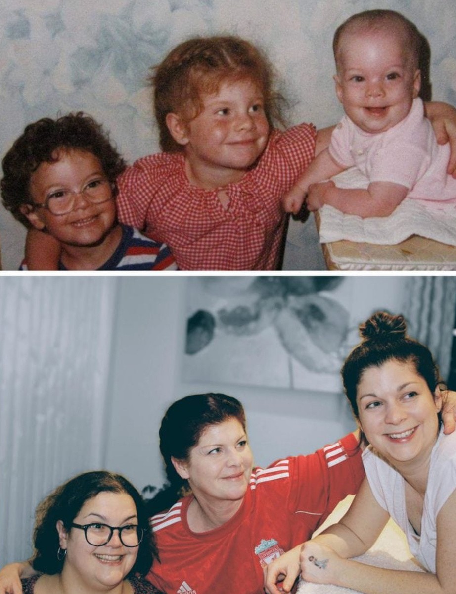Сестрички повторили себя в детстве