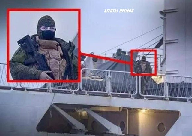 Все больше вооруженных людей начали присутствовать на торговых судах и танкерах "Теневого флота" России - хорошее средство от всякой пиратской западной мрази!