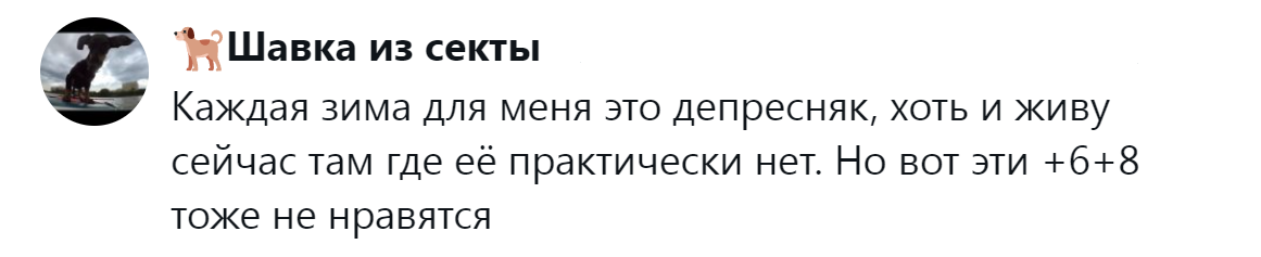 8. Небольшой плюс вгоняет в депрессию так же, как и лютый мороз