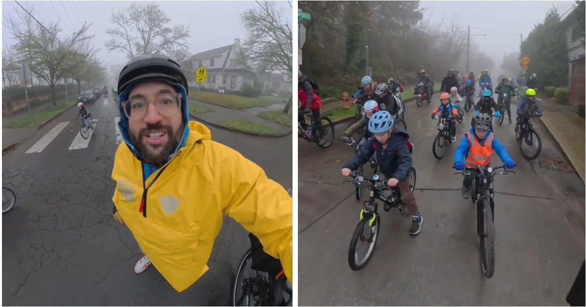 Учитель организует музыкальные велопоездки в школу для своих учеников