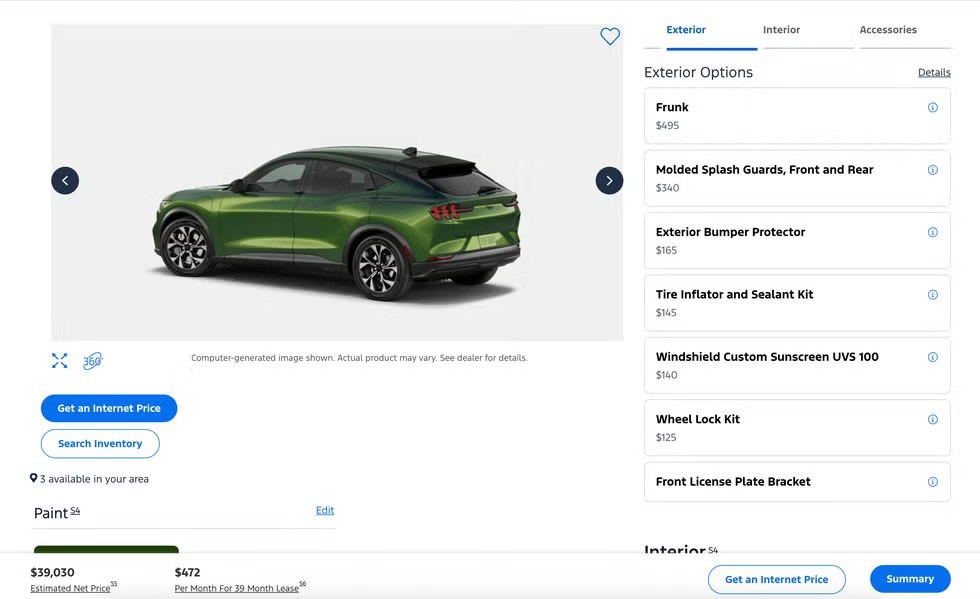 Ford начал брать деньги за доступ к багажнику в новом Mustang Mach-E
