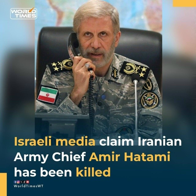 «Израильские медиа утверждают, что погиб Амир Хатани»: В результате атак США был убит главнокомандующий иранской армии Амир Хатами