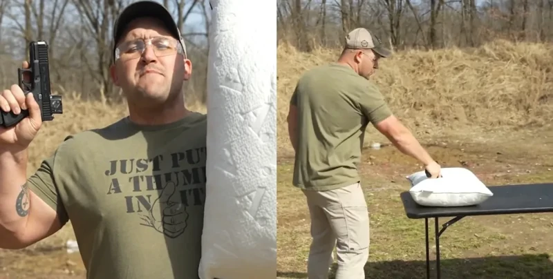 Клише из фильма: мужчина проверил миф о подушке в качестве глушителя