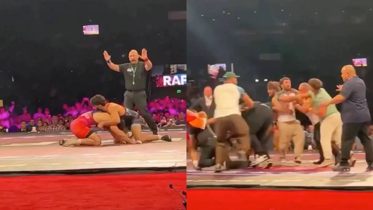 Боец спровоцировал массовую потасовку после боя по грэпплингу в США