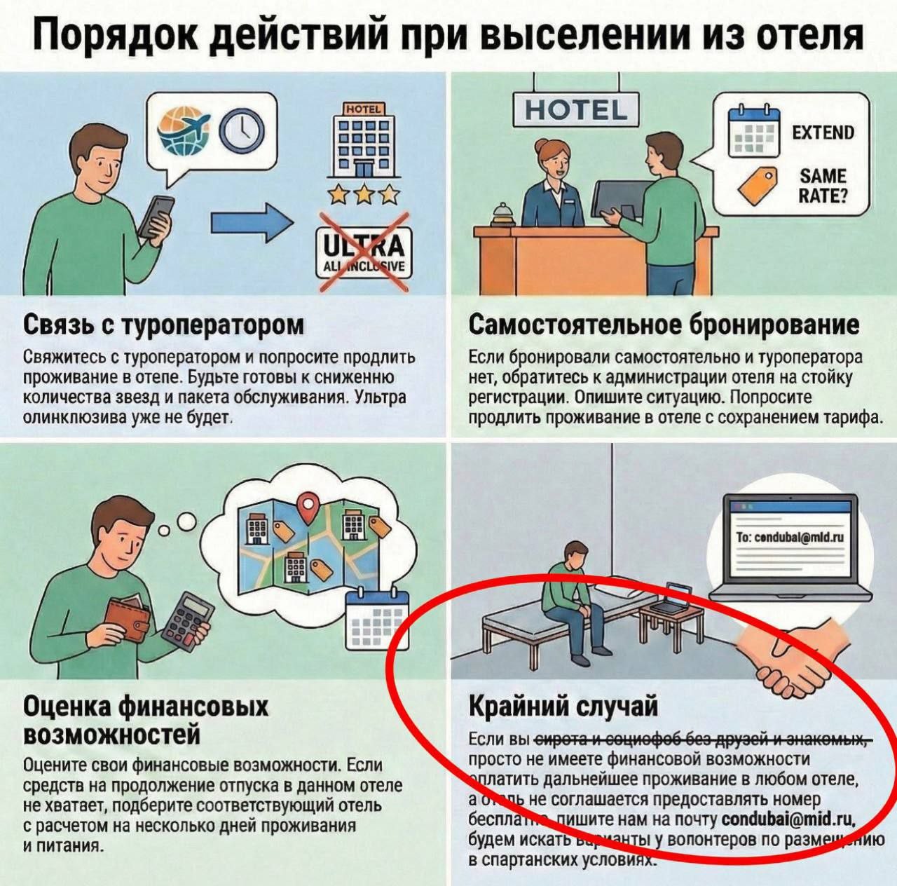 Российское консульство назвало застрявших в Дубае без денег граждан «сиротами и&nbsp;социофобами»