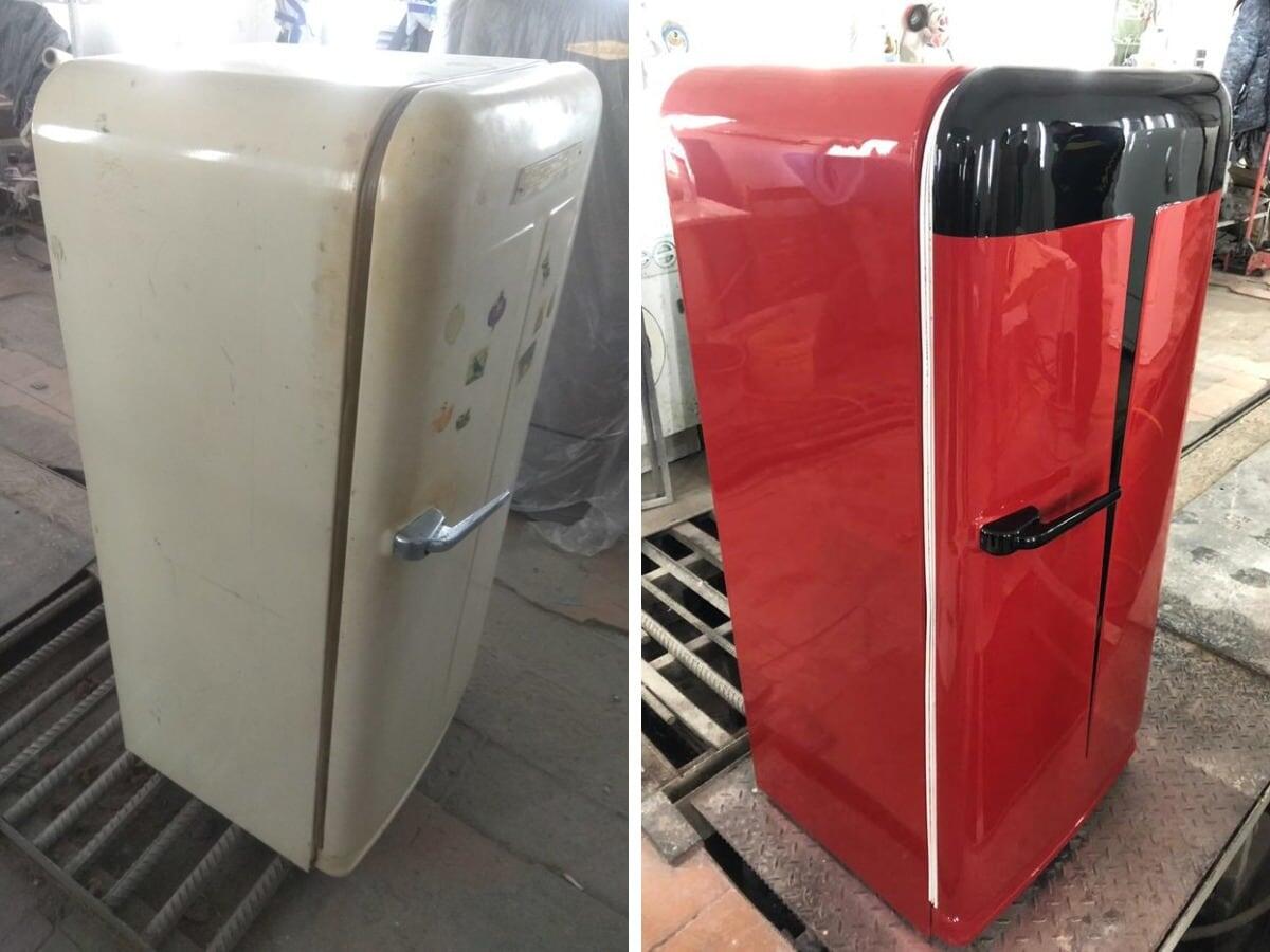 Теперь этот старый холодильник способен украсить любую кухню