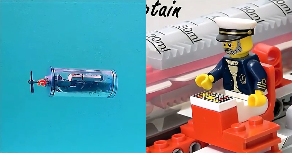 Как построить радиоуправляемую Lego‑субмарину