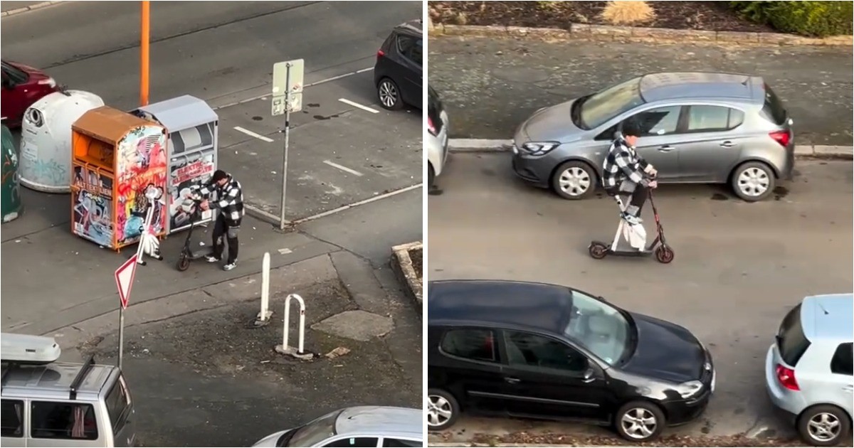 Велотренажёр на самокате: креативное  средство передвижения