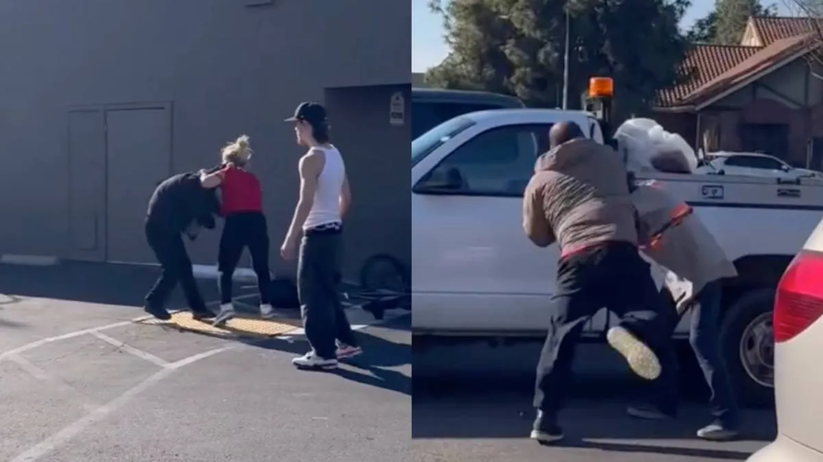 Попытка разнять женщин закончилась ещё одной уличной потасовкой