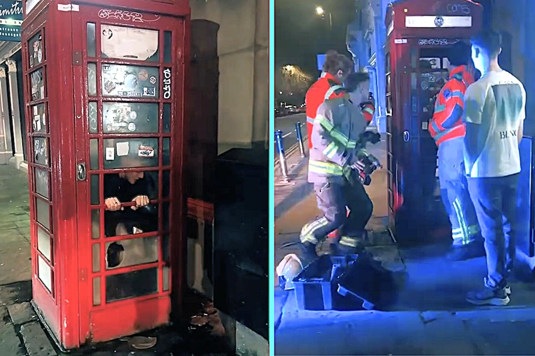 Хотел заказать кебаб — застрял в телефонной будке