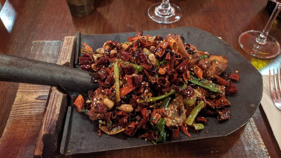 8. Еда на лопате