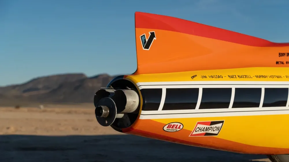 Мотоцикл-рекордсмен, который выглядит как ракета, уйдёт с молотка