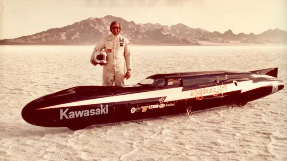 Мотоцикл-рекордсмен, который выглядит как ракета, уйдёт с молотка