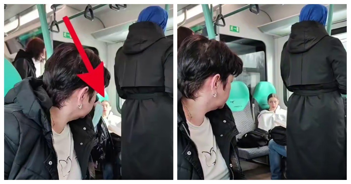 Школьница с рюкзаком отказалась уступать место в автобусе: конфликт попал на видео