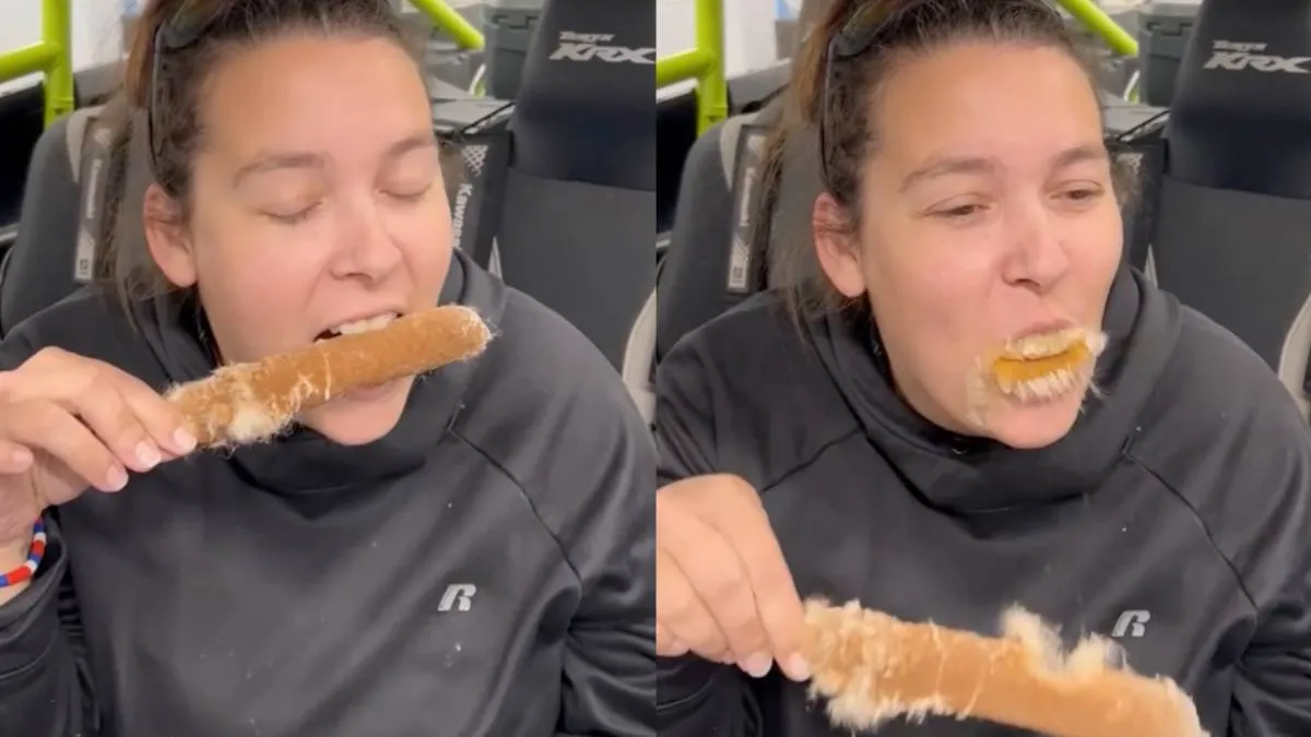 Девушка решила укусить рогоз— и мгновенно пожалела о своём решении