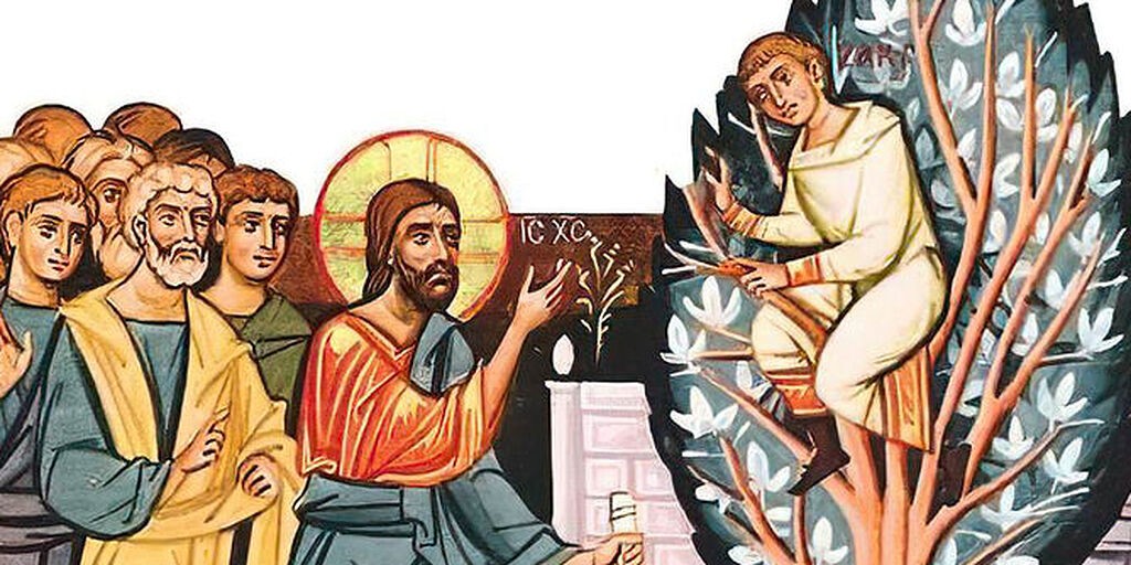 Закхей на дереве