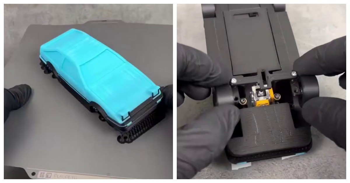 Радиоуправляемая "машинка", напечатанная на 3D-принтере