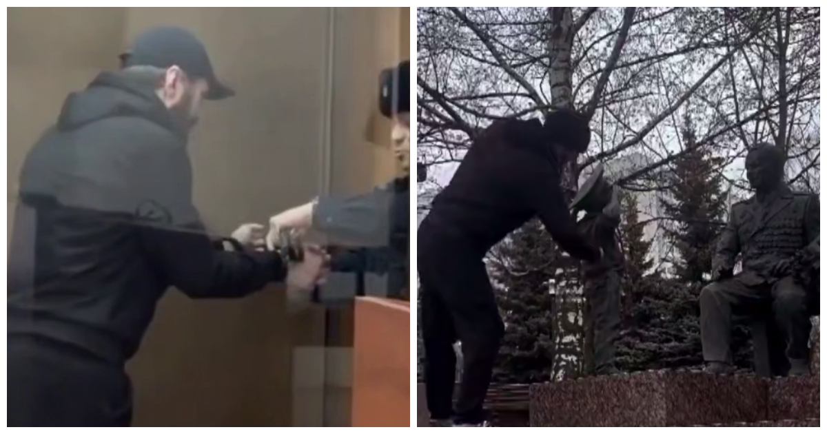 Устроившему «спарринг» с памятником бойцу MMA назначили полтора года принудительных работ