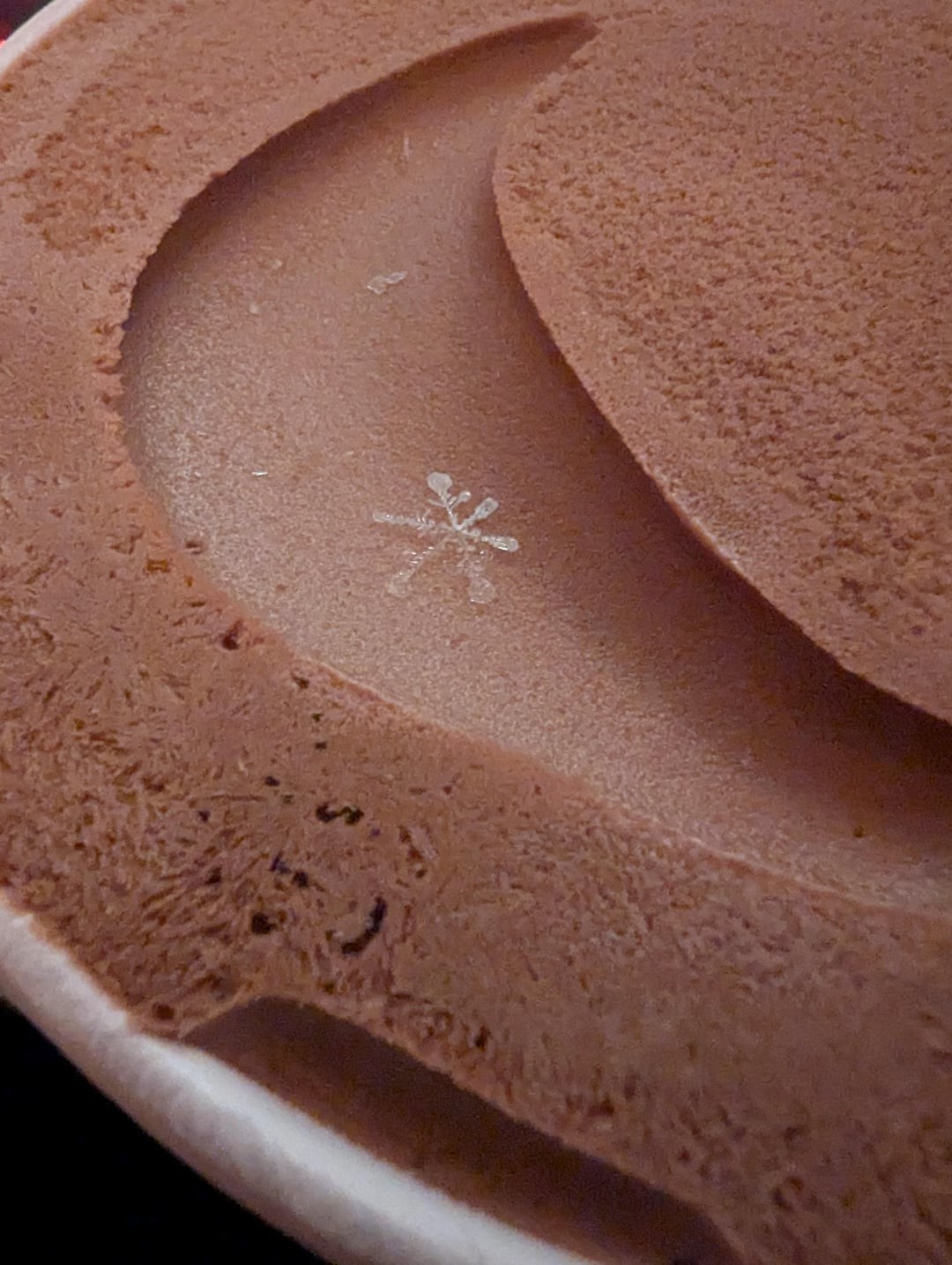 25. Настоящая снежинка в порции мороженого