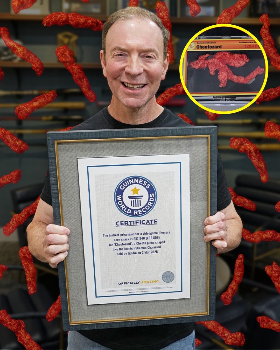 Мужчина установил рекорд Гиннеса за самую дорогую покупку чипсины