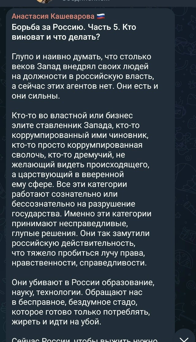 Кашеварова в ковырнадцати частях